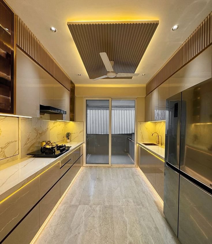Parallel kitchen